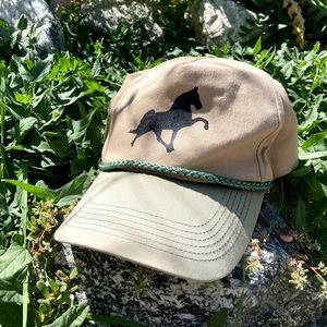 vintage horse baseball cap